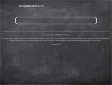 Tablet Screenshot of campmaster.com
